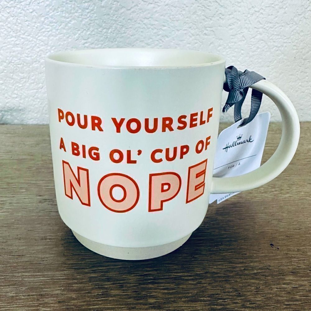 Hallmark Funny Cup of NOPE Coffee Mug